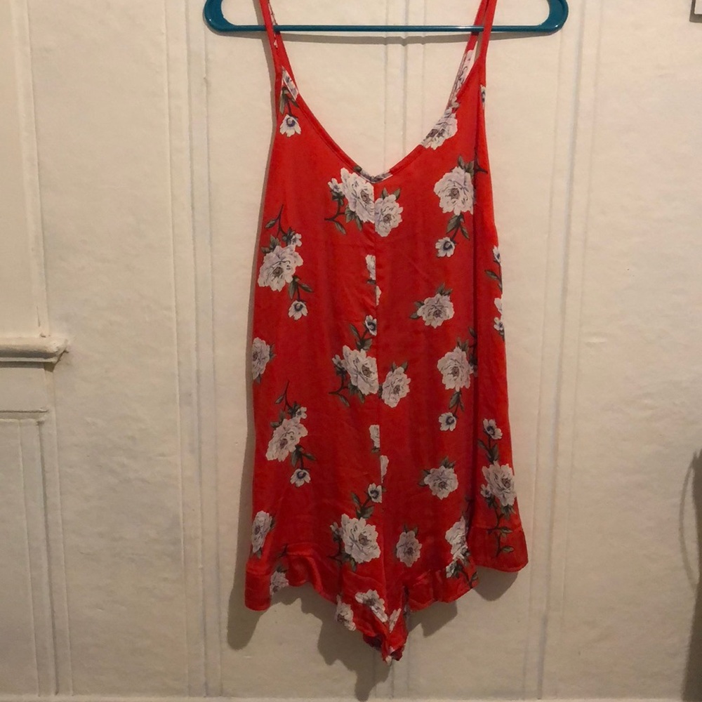 Red arie romper